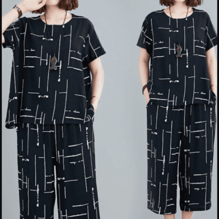 Capri PJ Night Suit For Women in pakistan by nightydress.pk