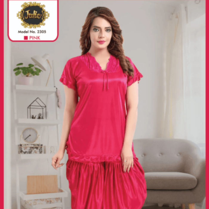 Patiala Style Nightwear Set for Women By nightydress.pk