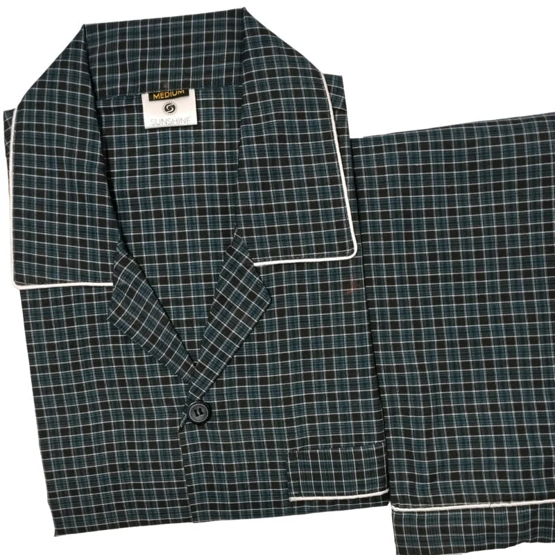 checked night suit for women by nightydress.pk