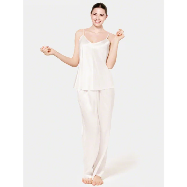 white camisole pajam by nightydress.pk