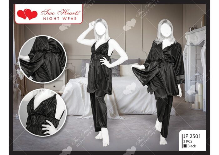 two hearts nightwear by nightydress.pk