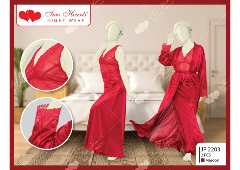 Cabot Long Gown & Inner Set by nightydress.pk